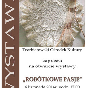 Szydełkowe gwiazdki, bombki, pisanki i frywolitki na wystawie "Robótkowe Pasje" w pałacu